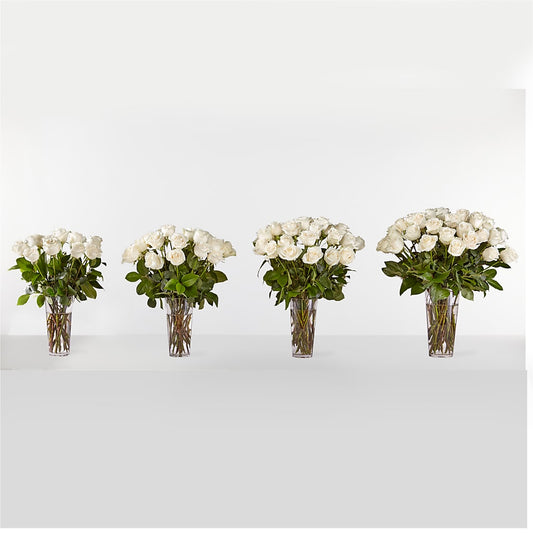Long Stem White Rose Bouquet – City Florist, Prestonsburg KY
