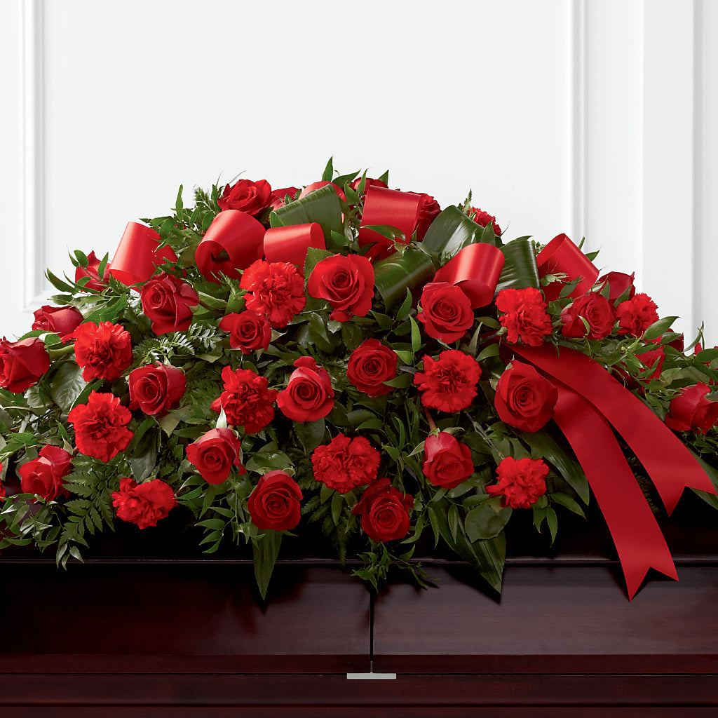 Tribute of Life Casket Spray – City Florist, Prestonsburg KY