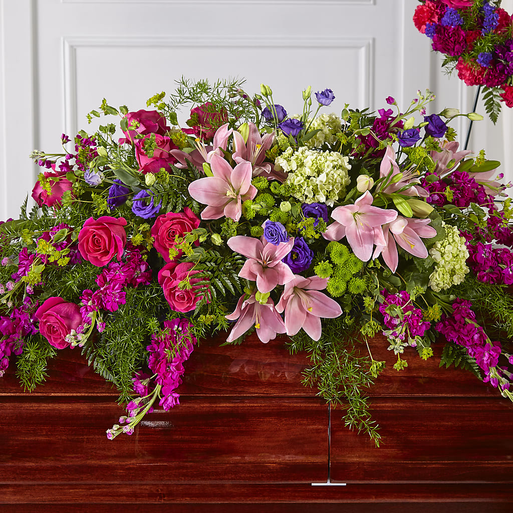 Radiant Tribute Casket Spray – City Florist, Prestonsburg KY