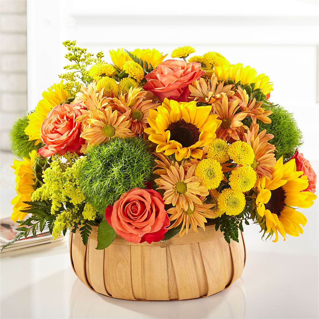 Harvest Sunflower Basket – City Florist, Prestonsburg KY