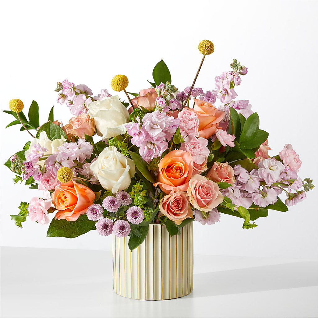 French Market Bouquet with Ivory Vase – City Florist, Prestonsburg KY