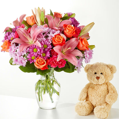 One and Only Bouquet and Bear Bundle –  City Florist, Prestonsburg KY