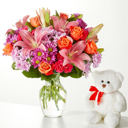One and Only Bouquet and Bear Bundle –  City Florist, Prestonsburg KY