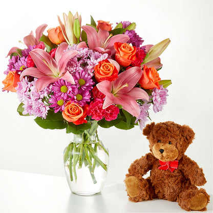 One and Only Bouquet and Bear Bundle –  City Florist, Prestonsburg KY