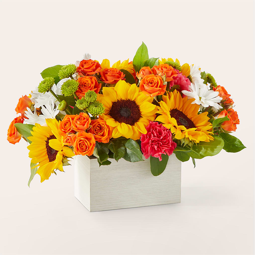 Sun-drenched Blooms Box Bouquet –  City Florist, Prestonsburg KY