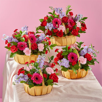 Pink Picnic Basket –  City Florist, Prestonsburg KY
