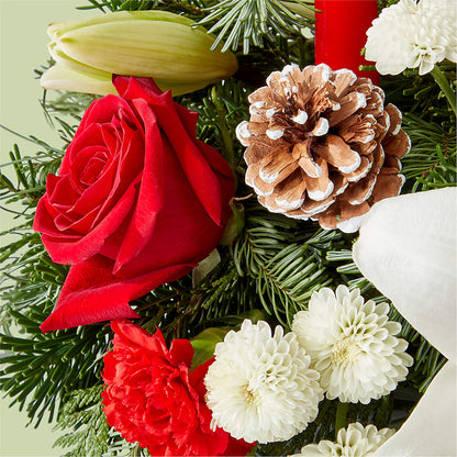Seasonal Festivities Centerpiece –  City Florist, Prestonsburg KY